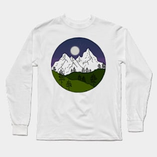 white mountains Long Sleeve T-Shirt